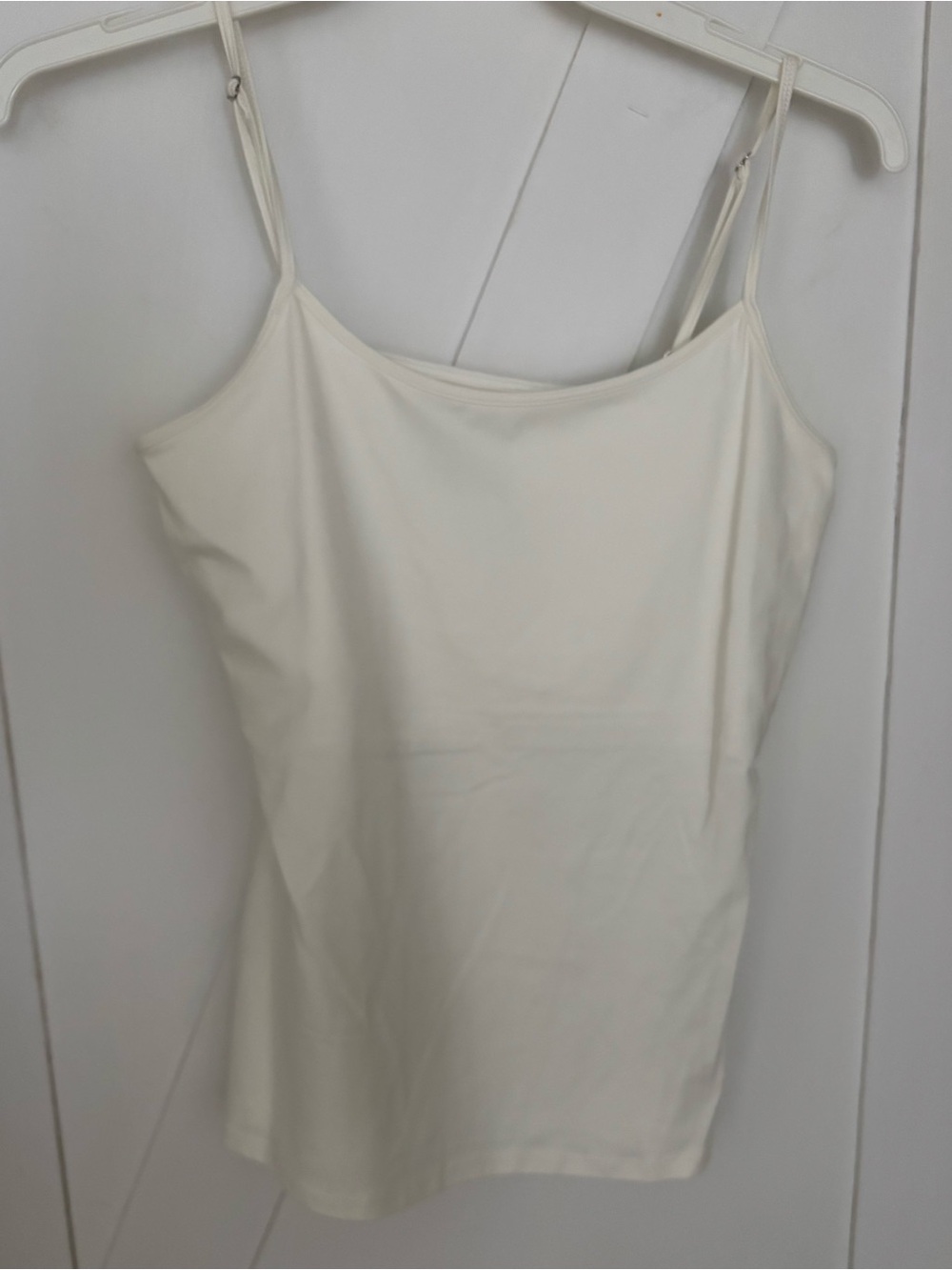 White House Black Market White Stretch Cami Tank Top Size S